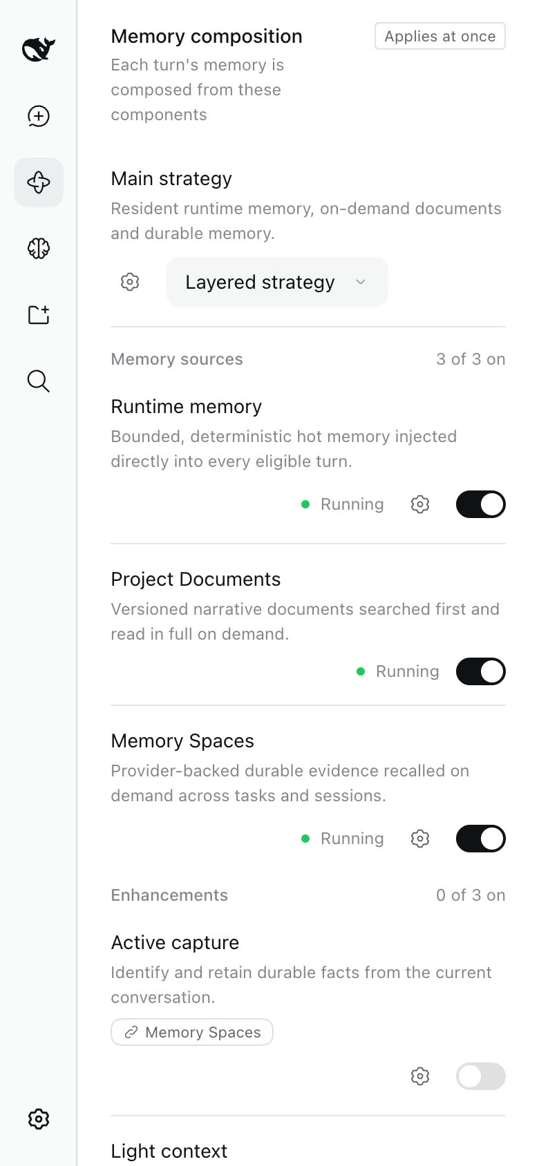 The Memory composition board at 390 px